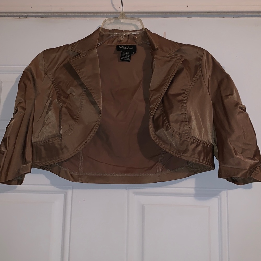 Odds ‘n Evens short tan vest Size Small